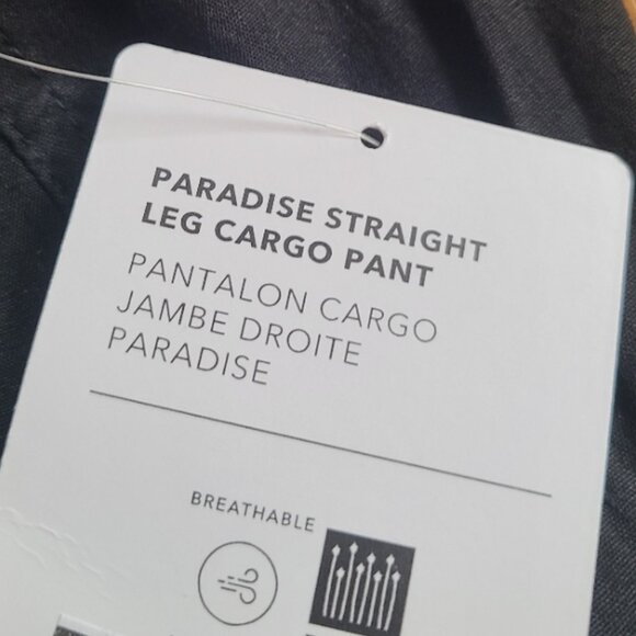 NEW NWT! ATHLETA PARADISE STRAIGHT LEG CARGO PANTS STRETCH LINEN sz M - Picture 7 of 8